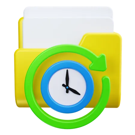 Ftp Transfer History  3D Icon