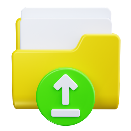 Ftp Upload  3D Icon