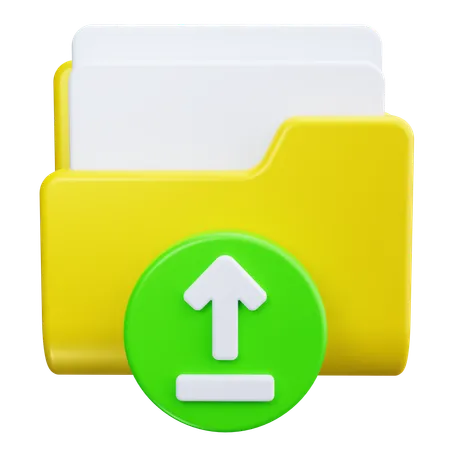 Ftp Upload  3D Icon