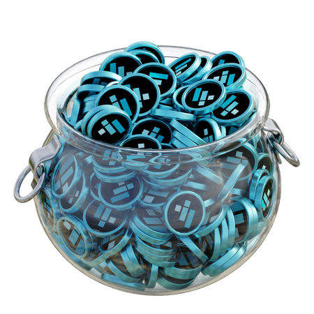 Ftt Clear Glass Pot  3D Icon