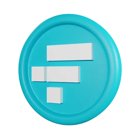 FTX Coin  3D Icon