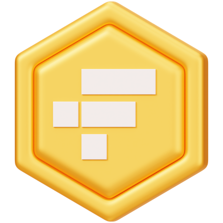 FTX (FTT)  3D Icon