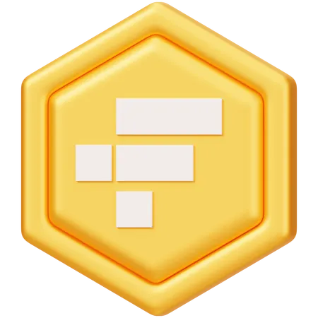 FTX (FTT)  3D Icon