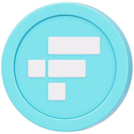 FTX (FTT)  3D Icon