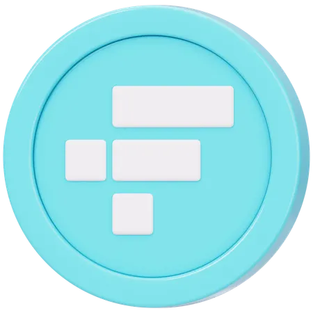 FTX (FTT)  3D Icon