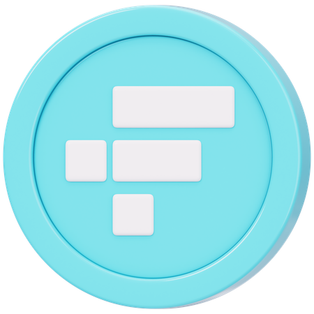 FTX (FTT)  3D Icon