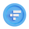 ftx token coin 3d logos