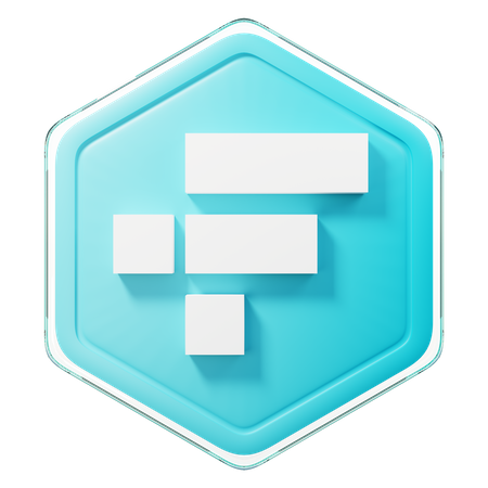 FTX Token (FTT) Badge  3D Icon