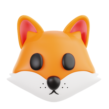 Fuchs-Emoji  3D Icon