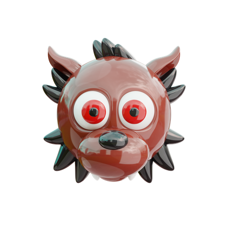 Fuchs_Halloween-Emoji  3D Icon