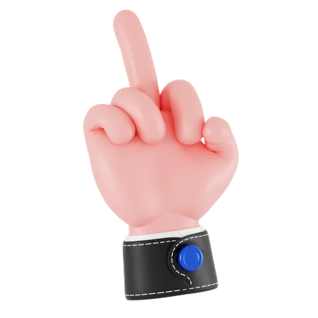 Fuck Hand Gesture  3D Icon