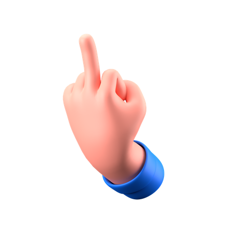 Fuck Hand Gesture  3D Icon