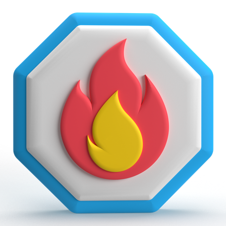 Fuego  3D Icon
