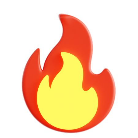 Emoji de fuego  3D Icon