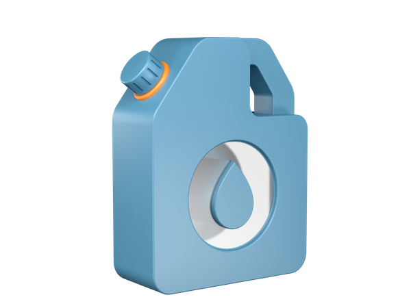 Fuel can  3D Illustration