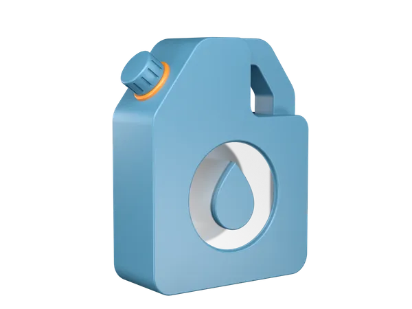 Fuel can  3D Illustration