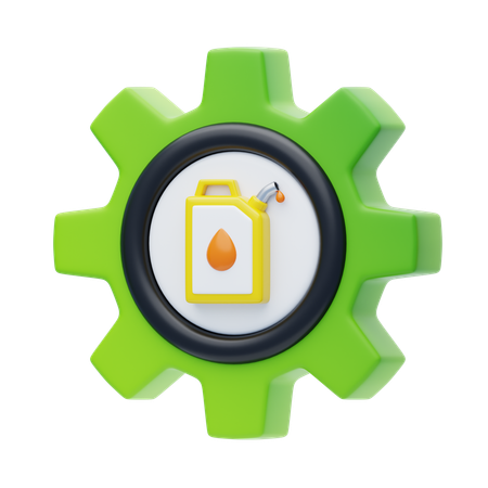 Fuel Efficiency  3D Icon