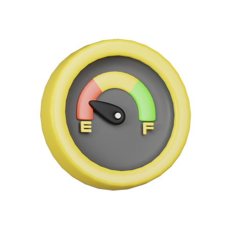 Fuel Gauge  3D Icon