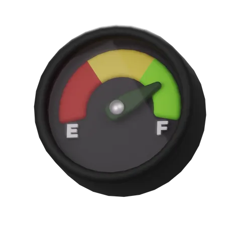 Fuel Gauge  3D Icon