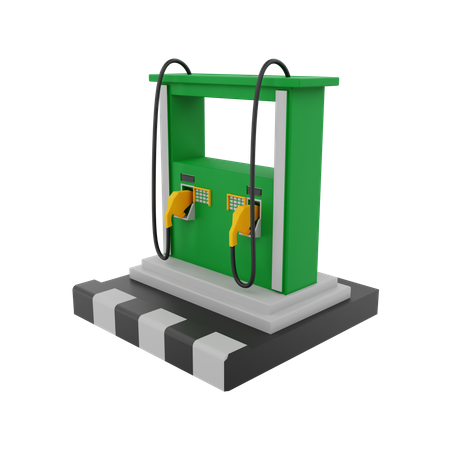 Fuel Pump  3D Illustration