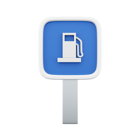 Fuel Pump Sign  3D Icon