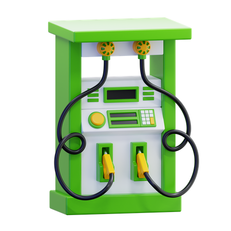 Fuel Station  3D Icon