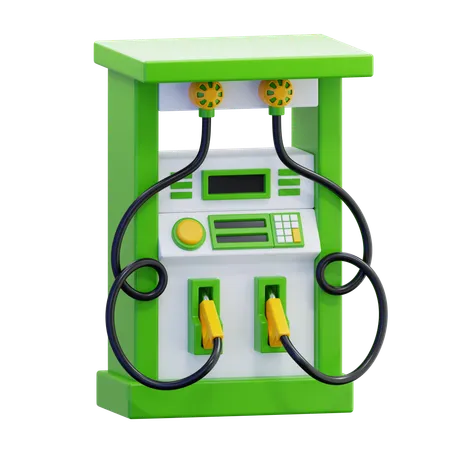 Fuel Station  3D Icon