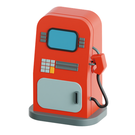 Fuel Station  3D Icon