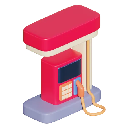 Fuel Station  3D Icon