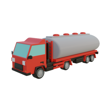 Fuel Truck  3D Illustration