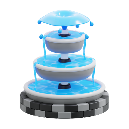 Fuente de agua  3D Icon