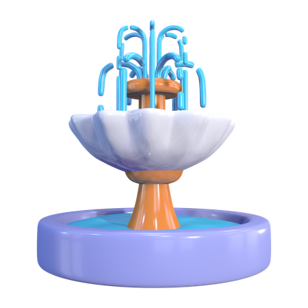 Fuente de agua  3D Icon