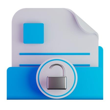 Fuga de datos  3D Icon