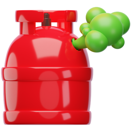 Fuga de gas  3D Icon