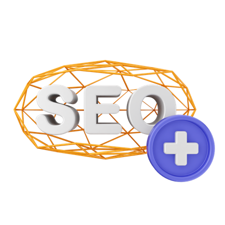 Neue SEO hinzufügen  3D Icon