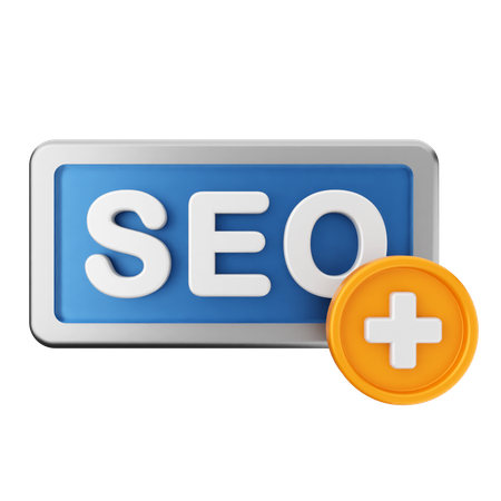 Neue SEO hinzufügen  3D Icon