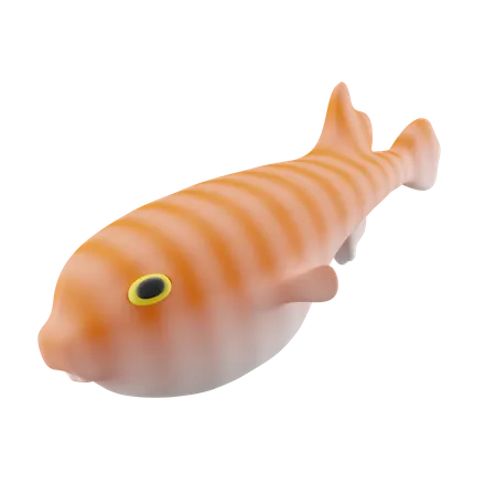 Fugu Fish  3D Icon