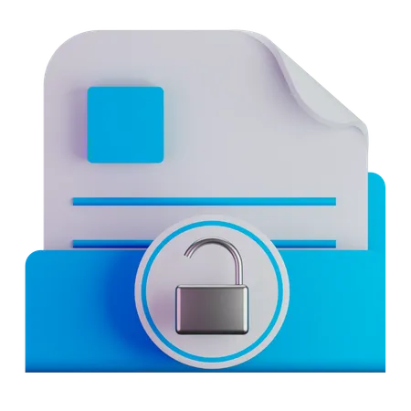 Fuite de données  3D Icon