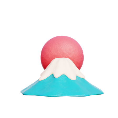 Berg Fuji  3D Icon