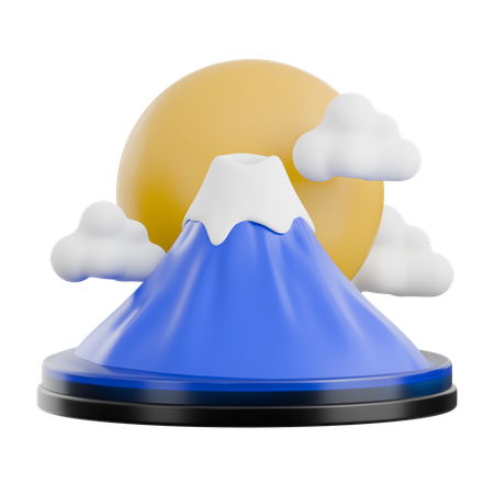 Berg Fuji  3D Icon