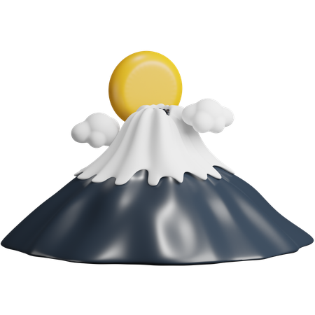 Fuji Mount  3D Icon