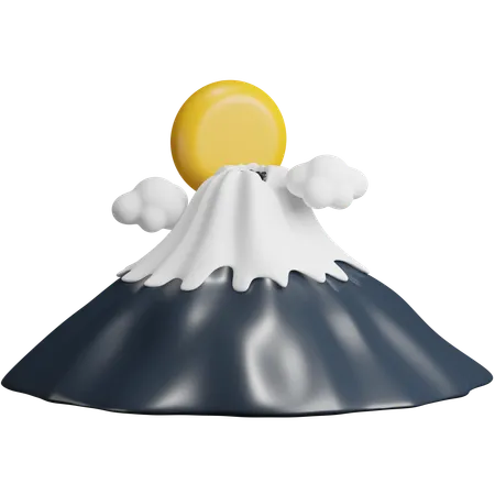 Fuji Mount  3D Icon