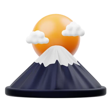 Fuji Mountain  3D Icon