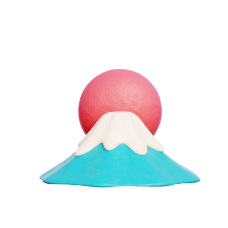 富士山  3D Icon