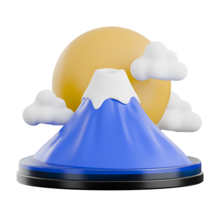 Fuji Mountain  3D Icon