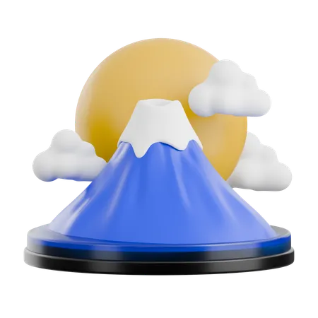 Fuji Mountain  3D Icon