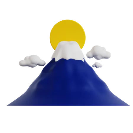 Fuji Mountain  3D Icon