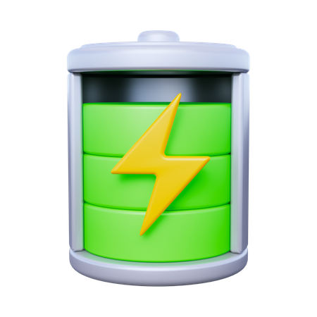 Full Battery  3D Icon