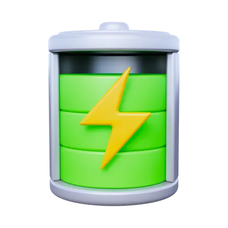 Full Battery  3D Icon