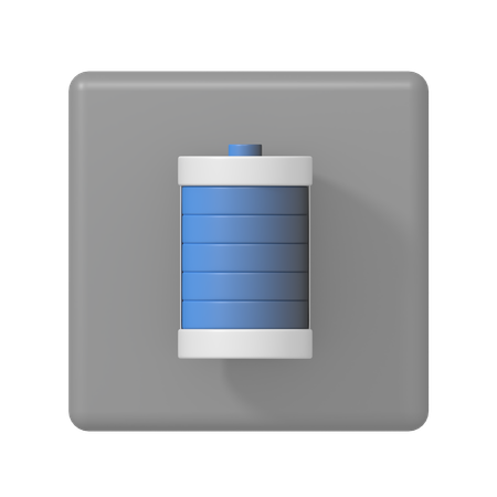 Full Battery  3D Icon